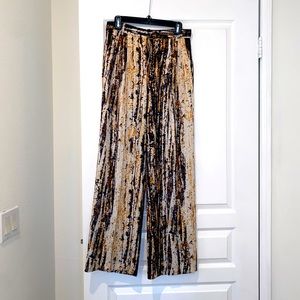 Zara high waist wide leg trouser